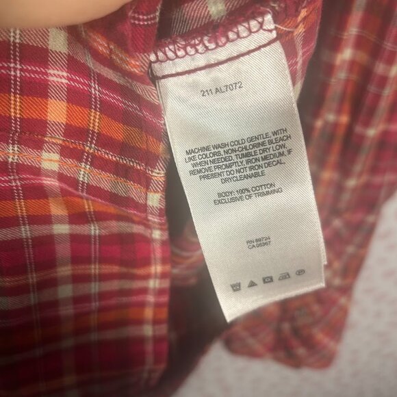 Columbia Shirt Women's XL Plaid Pearl Snap Western Romance Country Cow Girl - Picture 8 of 11